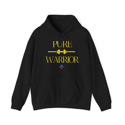 Gamer Fresh | Pure Warrior Player | Heavy Cotton Blend | Unisex Hooded Sweatshirt