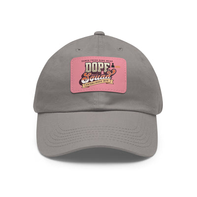 Gamer Fresh | Dope Squad | Leather Patch Dad Hat | White