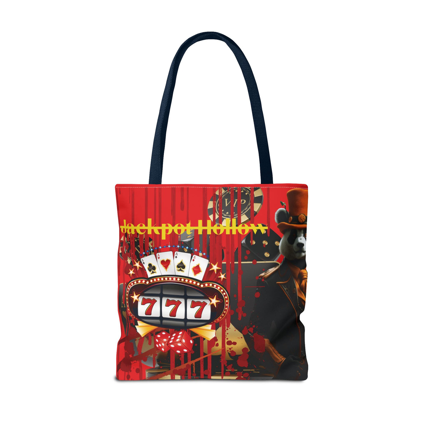 Gamer Fresh | Jackpot Hollow Horror Tote Bag | Slot 7 Red - Limited Edition