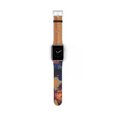 Bandit Circus | Caramel Faux Leather Apple Watch Band — Gamer Fresh™