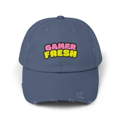 Gamer Fresh Distressed Cap for Unisex - Perfect Gift for Gamers