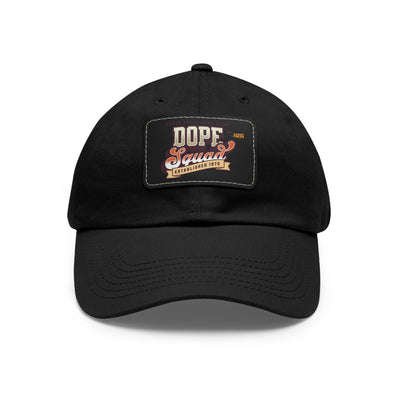 Gamer Fresh | Dope Squad | Leather Patch Dad Hat | White