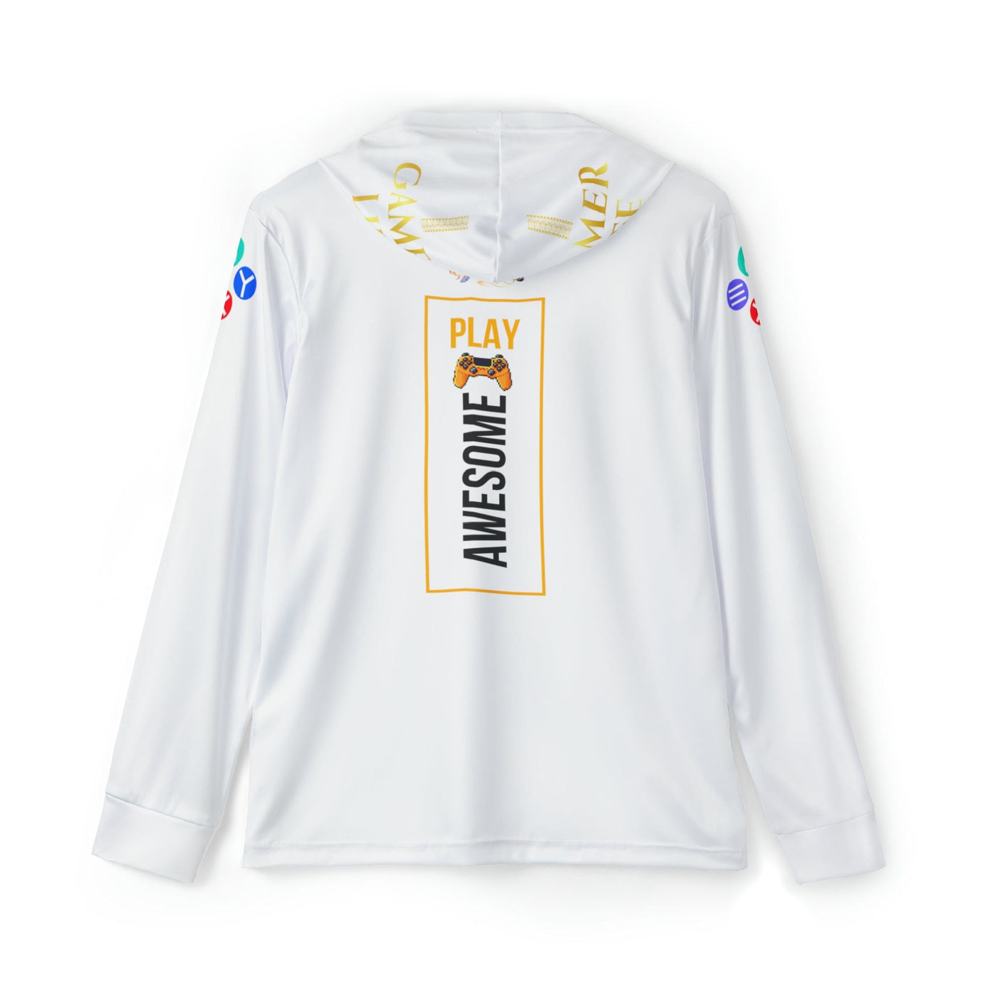 Gamer Fresh Arturo Nuro Collection | The Gamer Life Show Podcast | Play Awesome | Limited Edition | Athletic Warmup White Hoodie