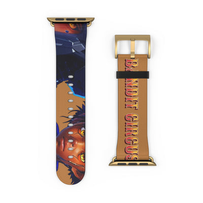 Bandit Circus | Caramel Faux Leather Apple Watch Band — Gamer Fresh™