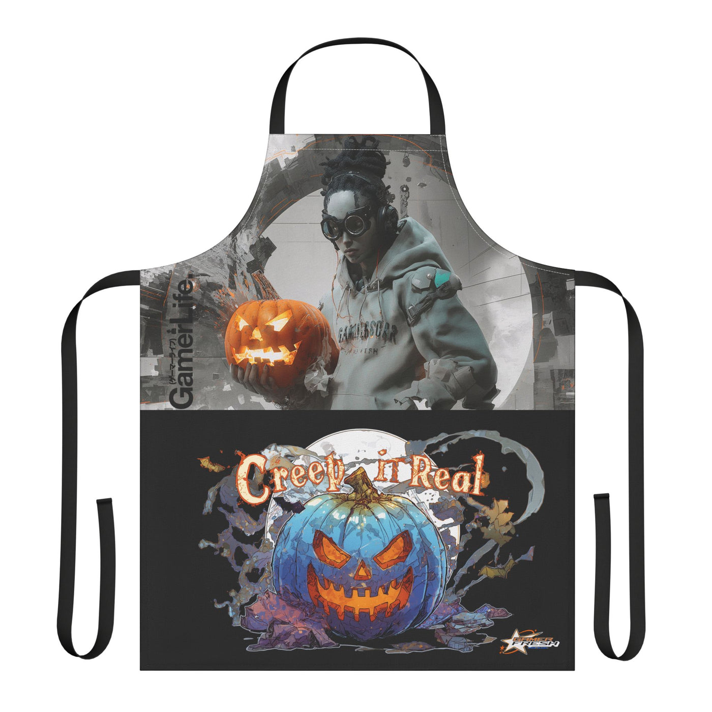 Gamer Fresh | Creep It Real: Smokey Ghosts | Halloween Apron | Limited Edition
