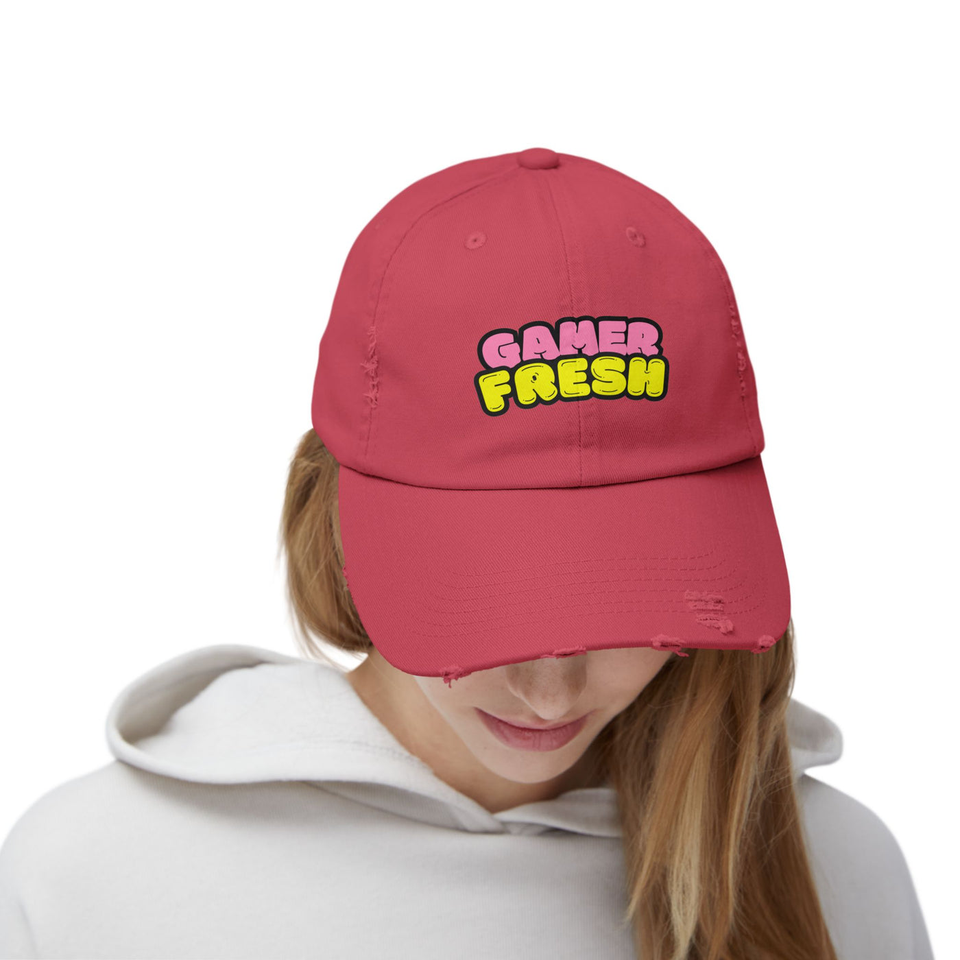 Gamer Fresh Distressed Cap for Unisex - Perfect Gift for Gamers