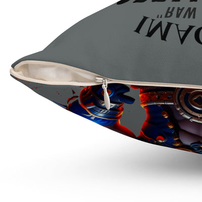 Gamer Fresh Imagine If Collection | Raw Paw | Mortal Kombat 30-Year Anniversary Tribute | Dark Grey Square Pillow