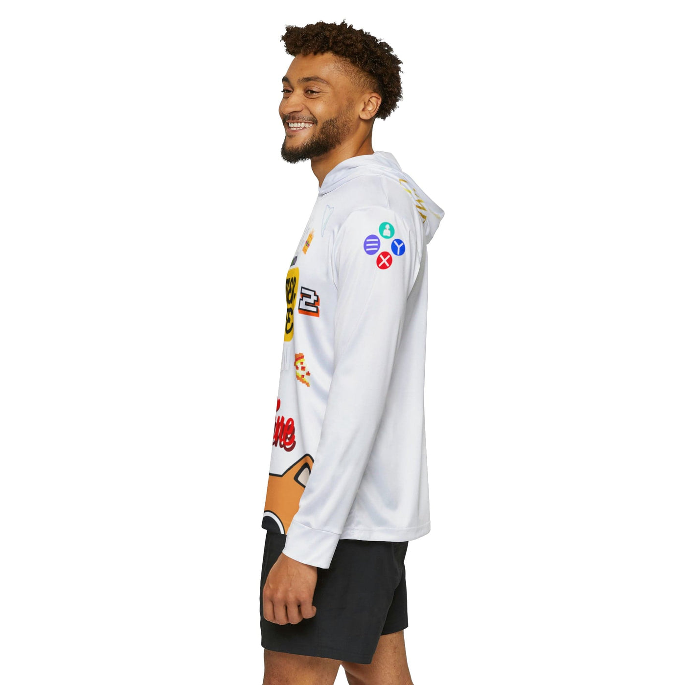Gamer Fresh Arturo Nuro Collection | The Gamer Life Show Podcast | Play Awesome | Limited Edition | Athletic Warmup White Hoodie