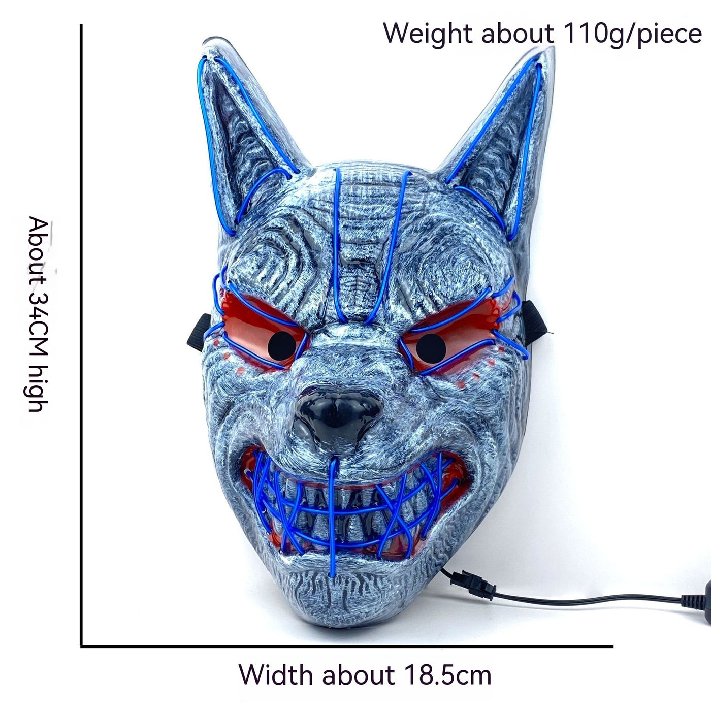 Gamer Fresh | Glitch Phantom | LED Luminous Full Face Mask | Limited Edition