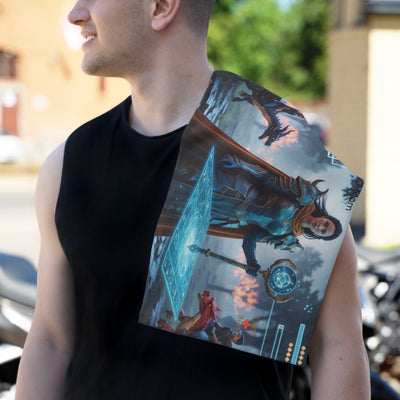 Mom The Ultimate Gamer Queen Fantasy RPG Gaming | Select Your Mom Asian Queen Version | Rally Towel | 11x18 Heroic Design for Gamers | By Gamer Fresh