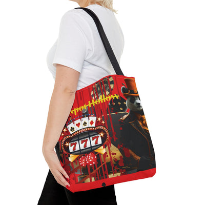 Gamer Fresh | Jackpot Hollow Horror Tote Bag | Slot 7 Red - Limited Edition