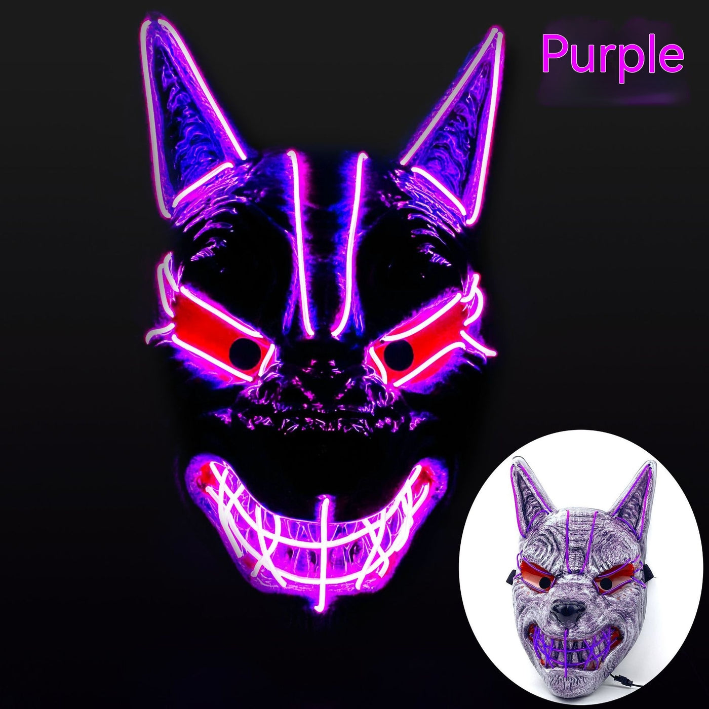 Gamer Fresh | Glitch Phantom | LED Luminous Full Face Mask | Limited Edition