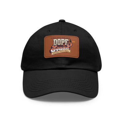 Gamer Fresh | Dope Squad | Leather Patch Dad Hat | White
