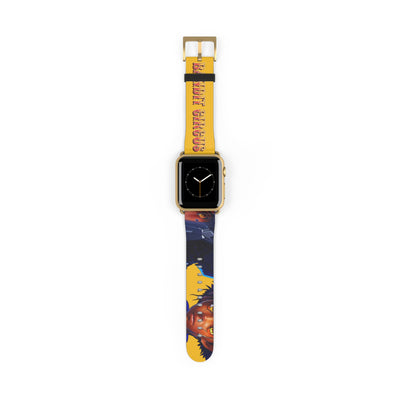 Bandit Circus | Yellow Faux Leather Apple Watch Band — Gamer Fresh™