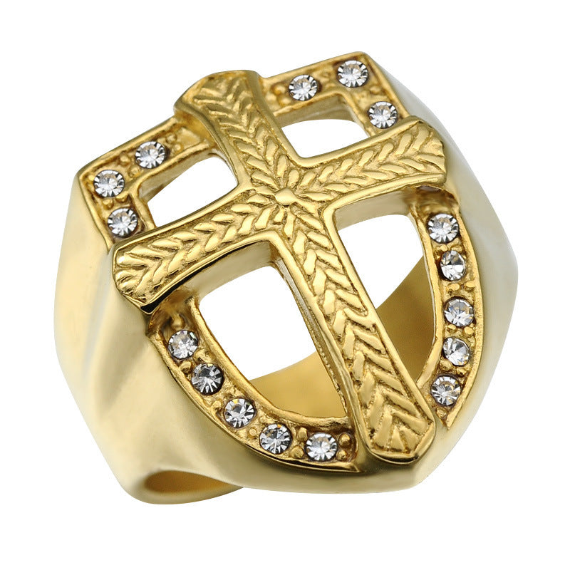 Guardian Shield | Cross Symbol Ring | by Gamer Fresh