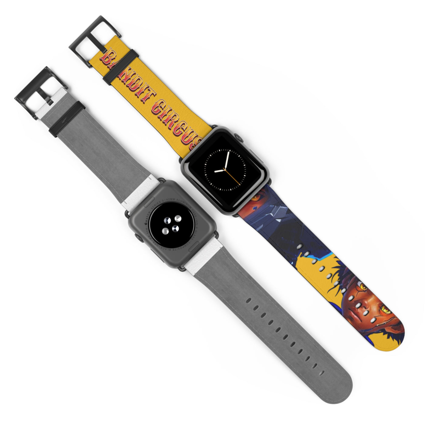 Bandit Circus | Yellow Faux Leather Apple Watch Band — Gamer Fresh™