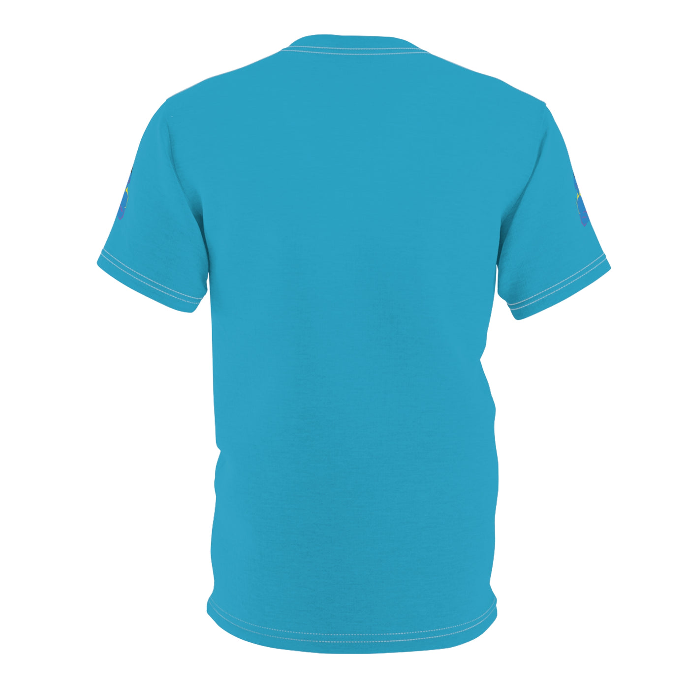 The All Premium Celestial Tiger x Energy Life Bar Aqua Blue Unisex Cut & Sew T-Shirt