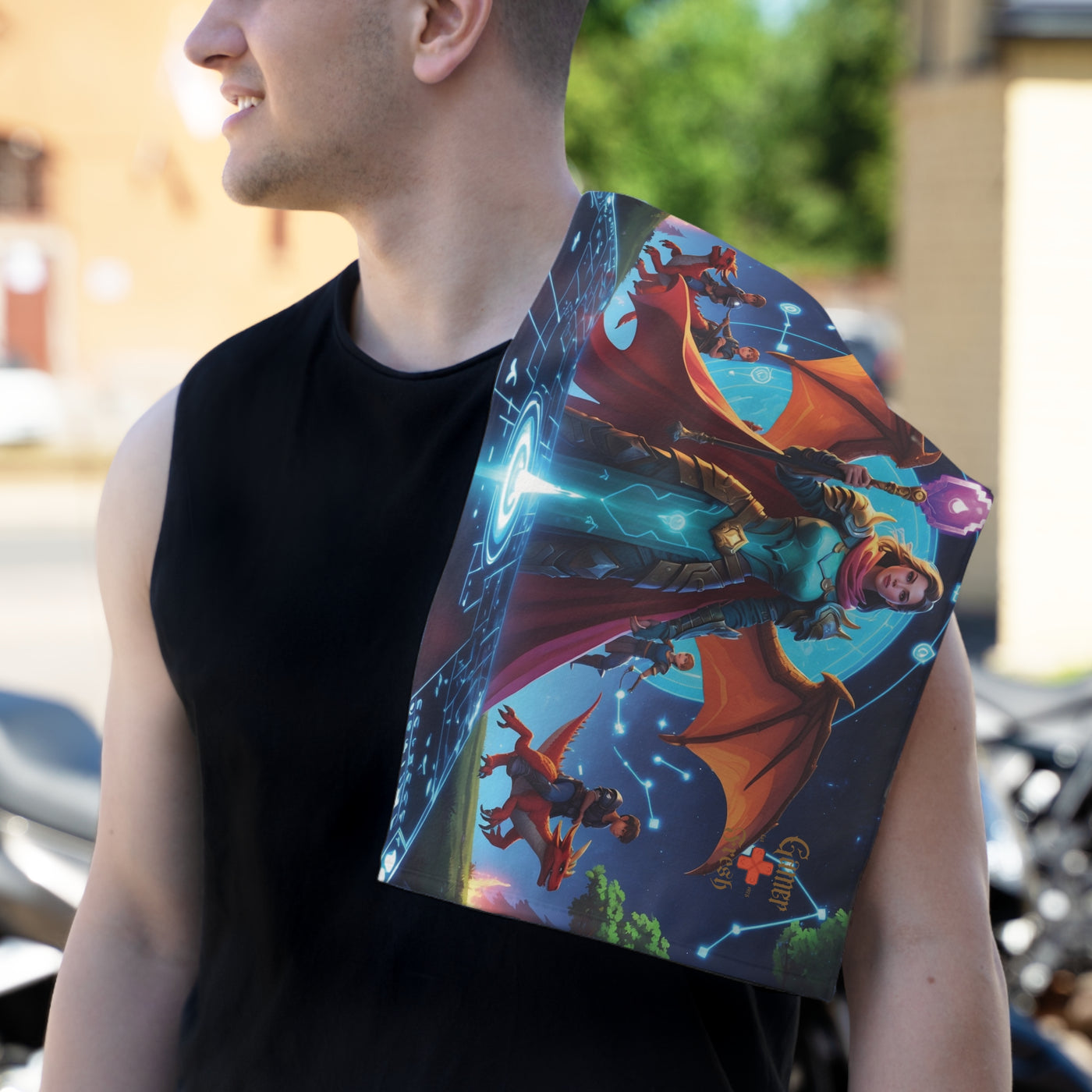 Mom The Ultimate Gamer Queen Fantasy RPG Gaming | Select Your Mom White Queen Version | Rally Towel | 11x18 Heroic Design for Gamers | By Gamer Fresh