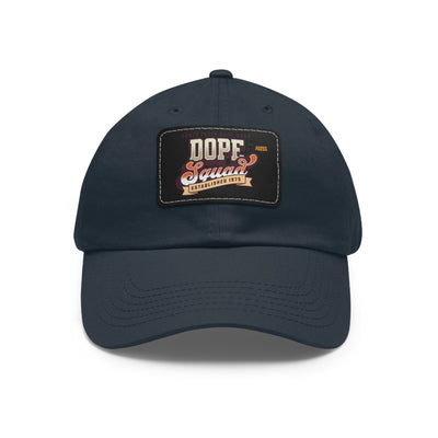 Gamer Fresh | Dope Squad | Leather Patch Dad Hat | White