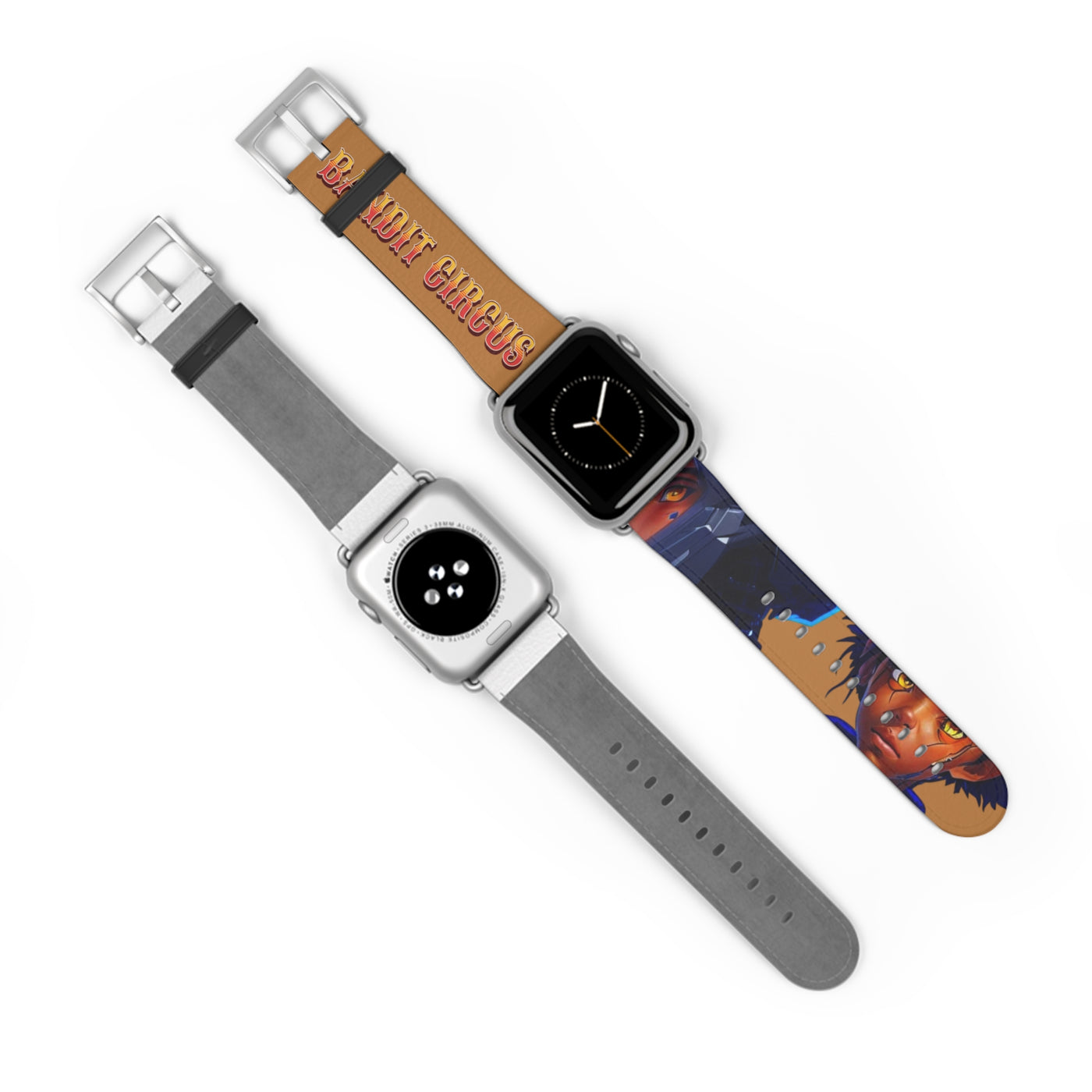 Bandit Circus | Caramel Faux Leather Apple Watch Band — Gamer Fresh™