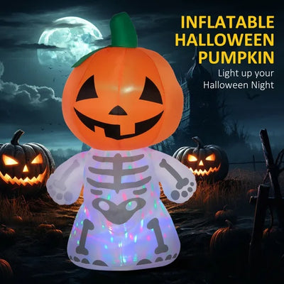 Gamer Fresh | Pumpkin Ghost XP | Inflatable Halloween Decoration | Limited Edition