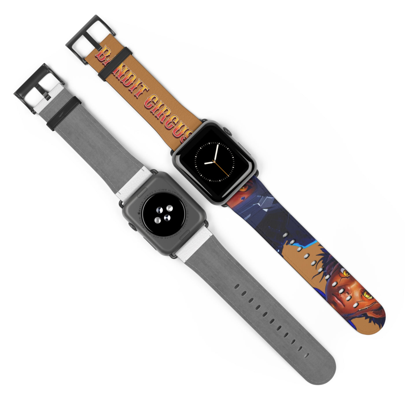 Bandit Circus | Caramel Faux Leather Apple Watch Band — Gamer Fresh™