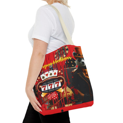 Gamer Fresh | Jackpot Hollow Horror Tote Bag | Slot 7 Red - Limited Edition