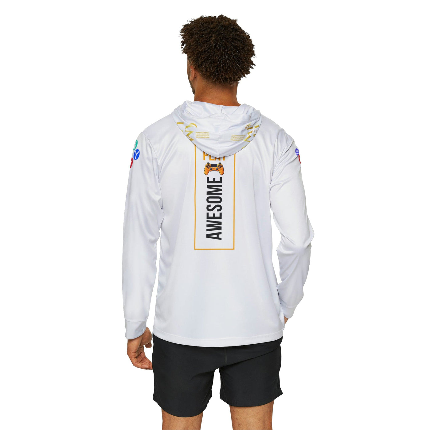Gamer Fresh Arturo Nuro Collection | The Gamer Life Show Podcast | Play Awesome | Limited Edition | Athletic Warmup White Hoodie