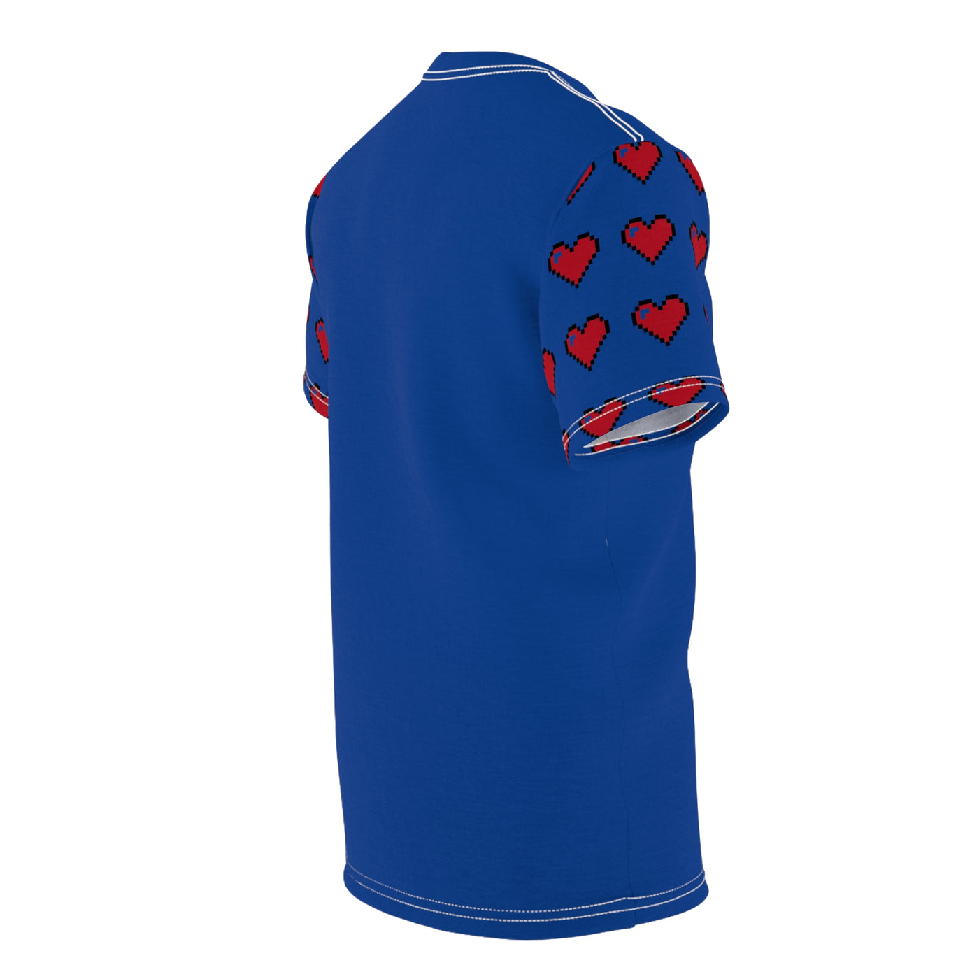 Gamer Fresh | The All Premium Heart Energy Bar Royal Blue Unisex Cut & Sew T -Shirt