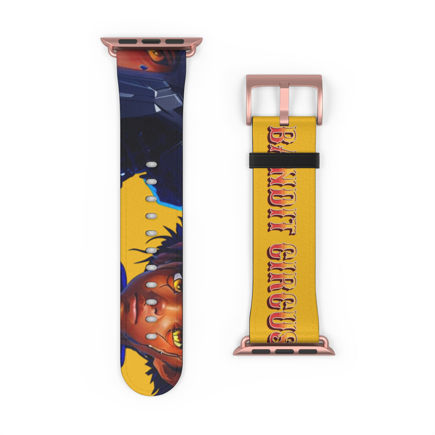 Bandit Circus | Yellow Faux Leather Apple Watch Band — Gamer Fresh™