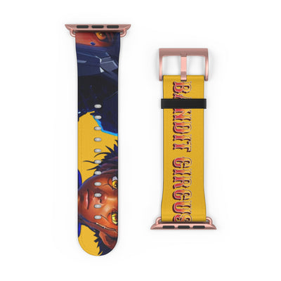Bandit Circus | Yellow Faux Leather Apple Watch Band — Gamer Fresh™