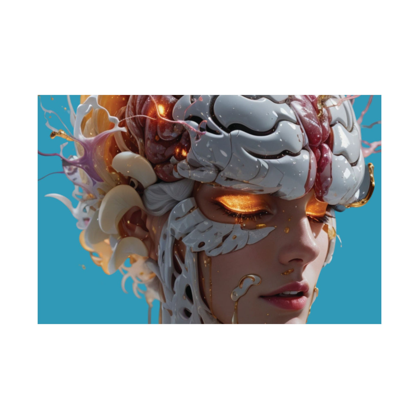 Mythoos The First Legend Knick Blue Satin Poster (300gsm) | By Gamer Fresh -copy