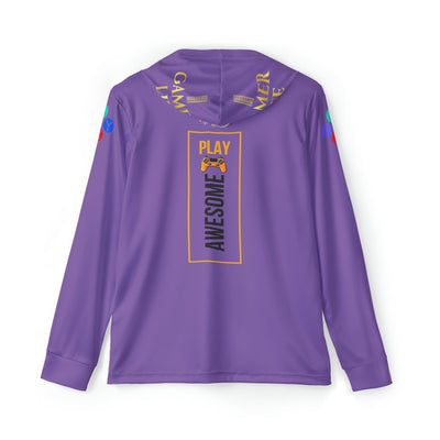 Gamer Fresh Arturo Nuro Collection | Play Awesome | Mortal Kombat 30 Year Anniversary | Raw Paw Limited Edition Tribute | Athletic Warmup Light Purple Hoodie