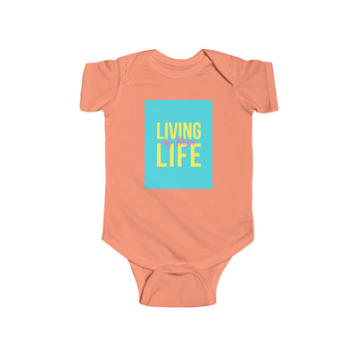 Gamer Fresh | Living My Dope Life | Infant New Born | Papaya Baby Bodysuit