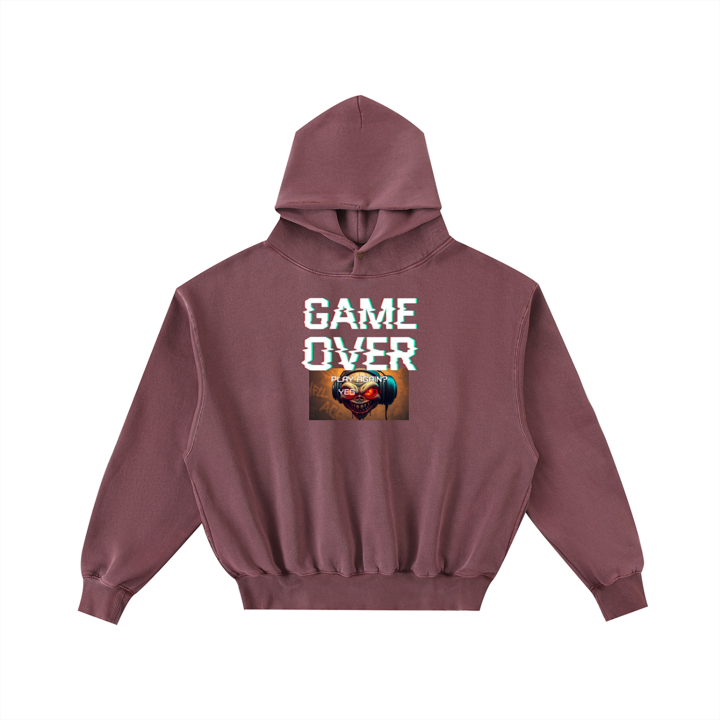 Gamer Fresh | Glitchlings: Game Over Trickster | Essential Zip-Up Fleece Hoodie | Limited Edition