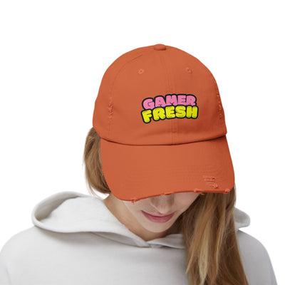 Gamer Fresh Distressed Cap for Unisex - Perfect Gift for Gamers