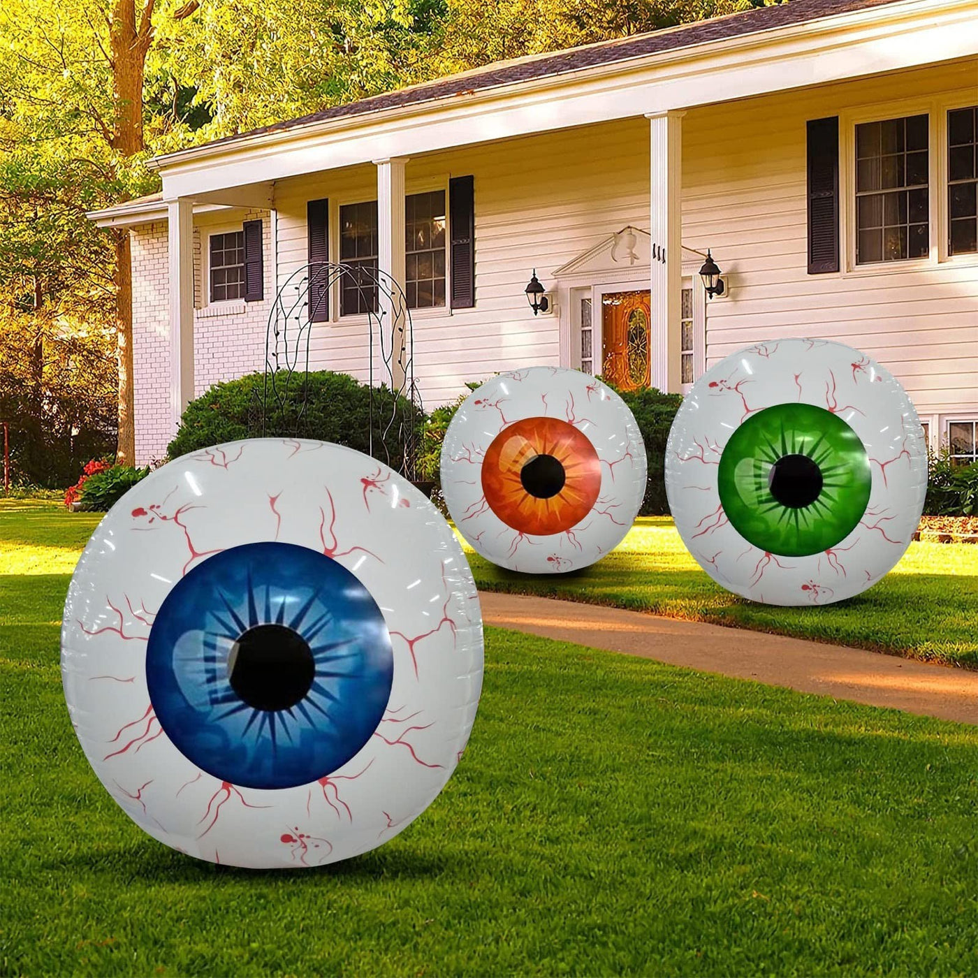 Gamer Fresh | Haunted Eyeball Balloon | Halloween Inflatable Decoration | Limited Edition