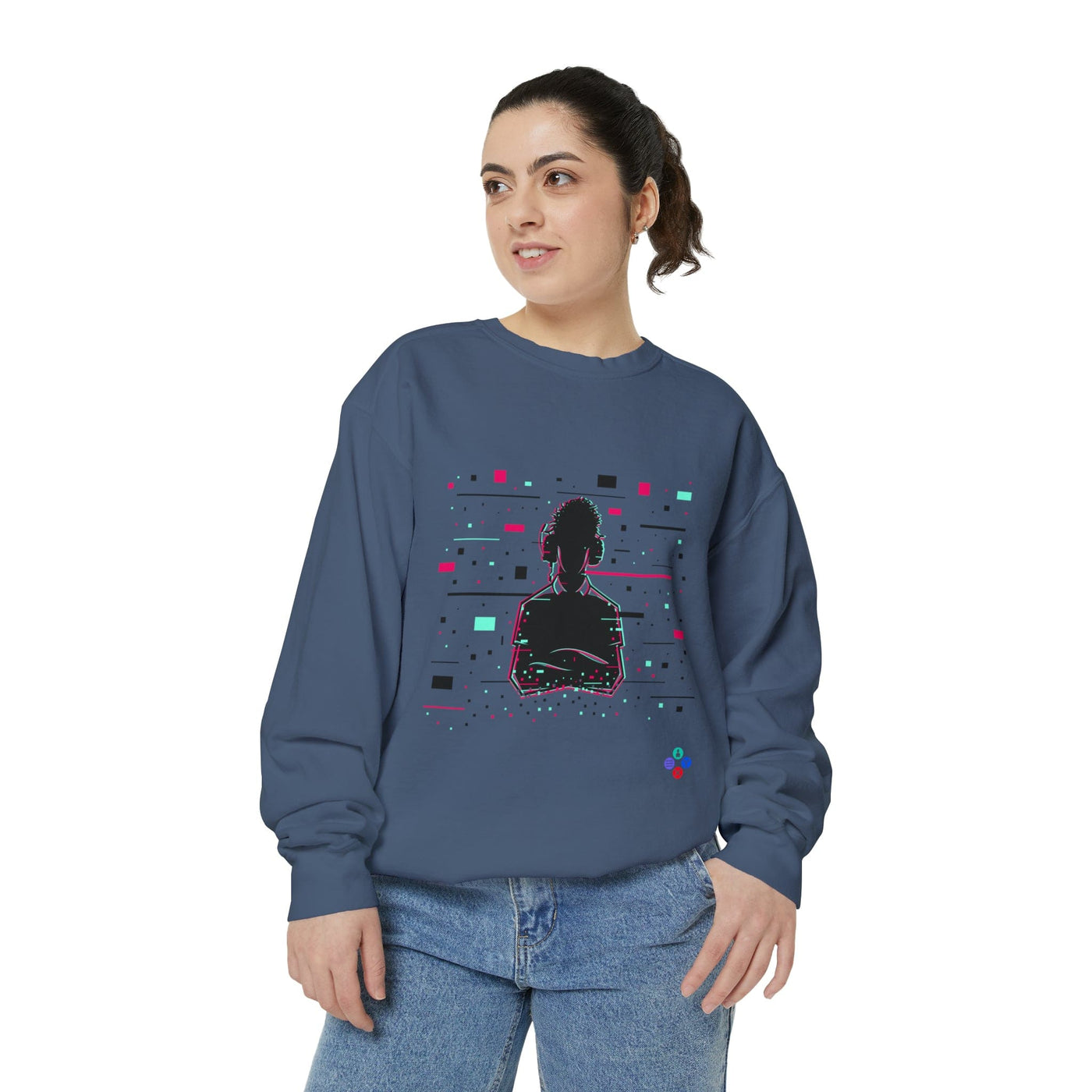 Gamer Fresh Warp Static Hardcore Gamer Sweatshirt