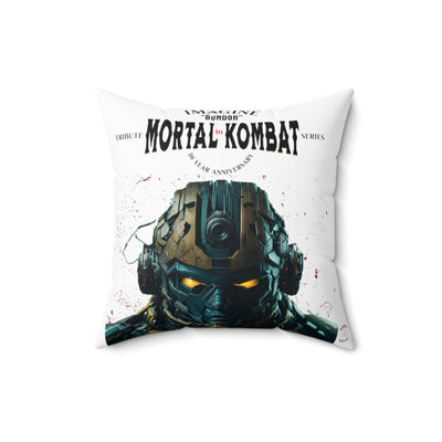 Gamer Fresh Imagine If Collection | Mortal Kombat 30 Year Anniversary Collection | Bundor Time-Warp | White Square Pillow