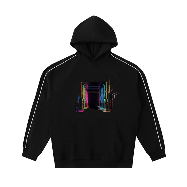 Gamer Fresh | Motion Mode | Contrast Piping Raglan Hoodie | Various Colors