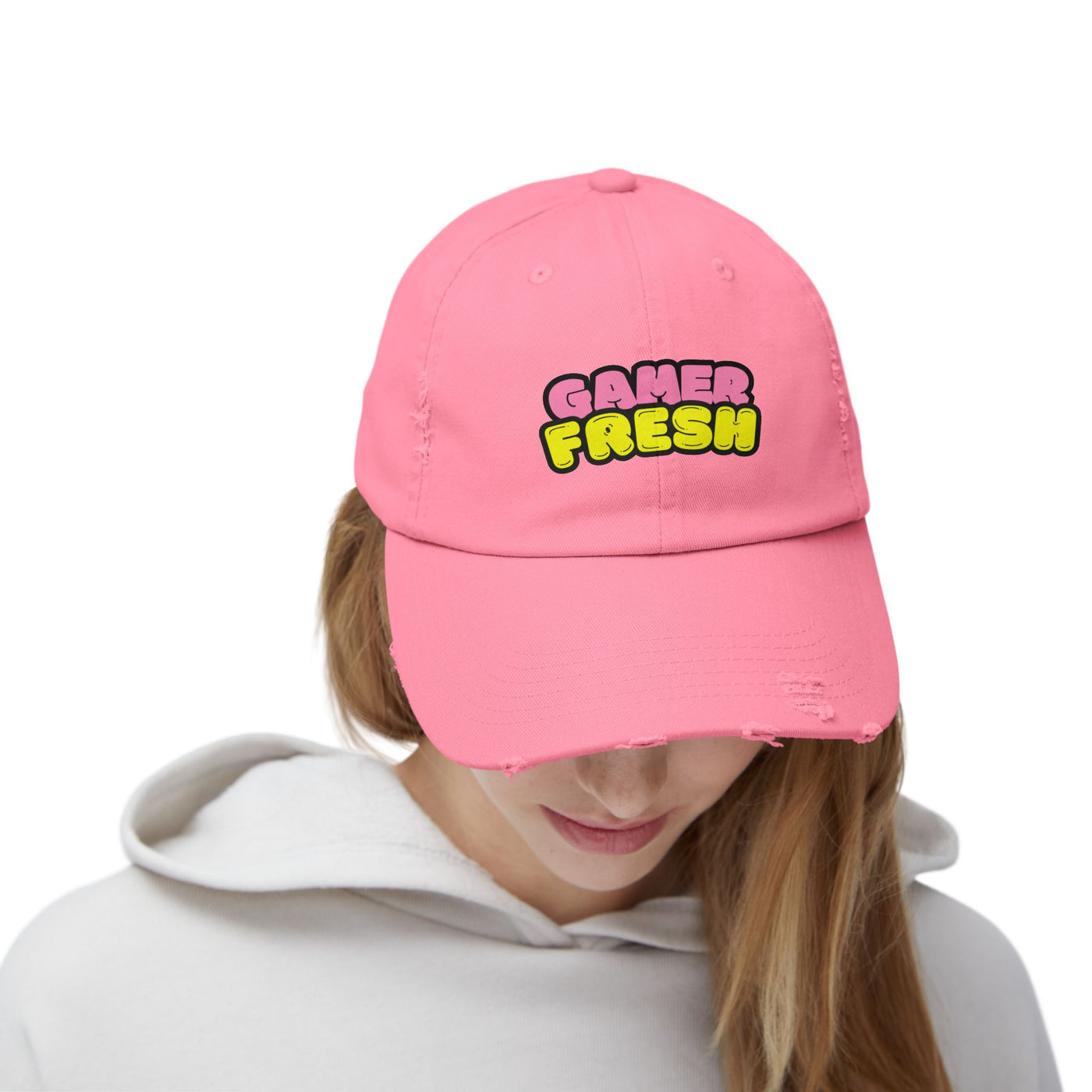 Gamer Fresh Distressed Cap for Unisex - Perfect Gift for Gamers