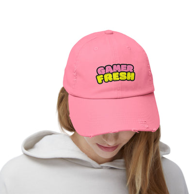 Gamer Fresh Distressed Cap for Unisex - Perfect Gift for Gamers