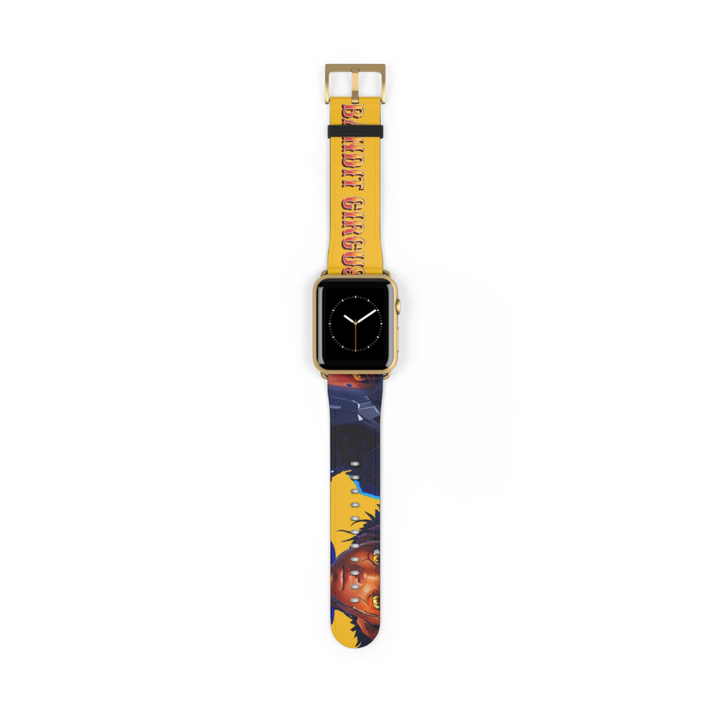 Bandit Circus | Yellow Faux Leather Apple Watch Band — Gamer Fresh™