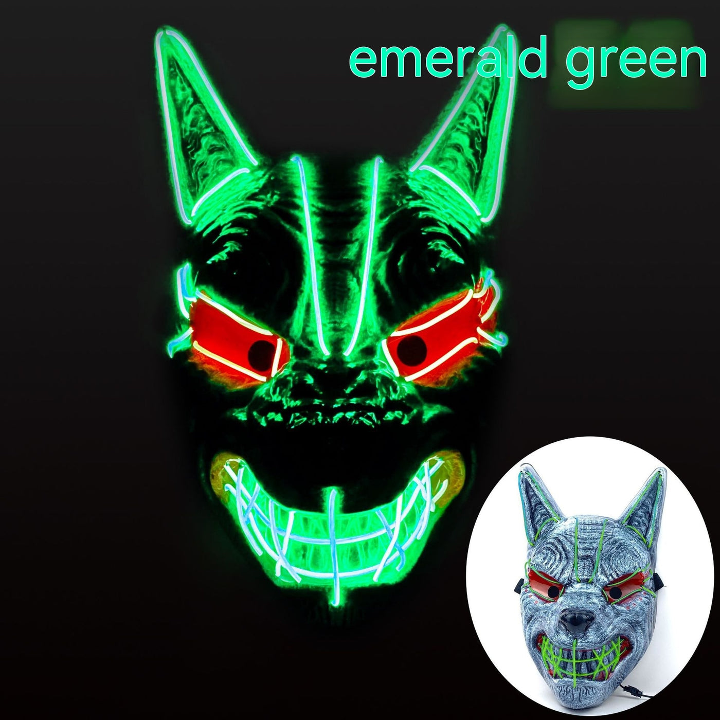 Gamer Fresh | Glitch Phantom | LED Luminous Full Face Mask | Limited Edition