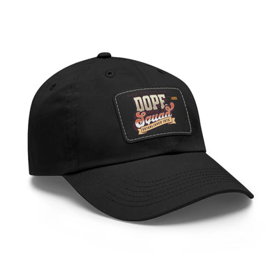 Gamer Fresh | Dope Squad | Leather Patch Dad Hat | White