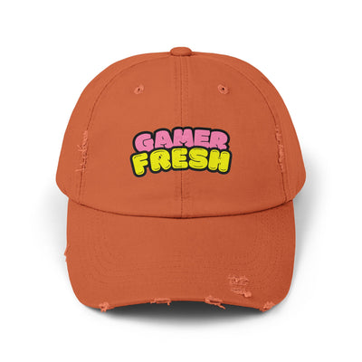 Gamer Fresh Distressed Cap for Unisex - Perfect Gift for Gamers