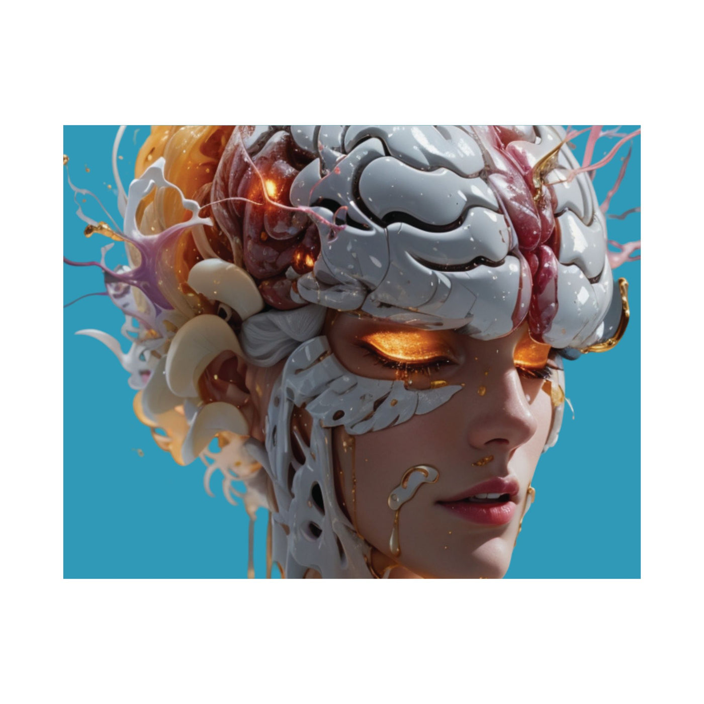 Mythoos The First Legend Knick Blue Satin Poster (300gsm) | By Gamer Fresh -copy