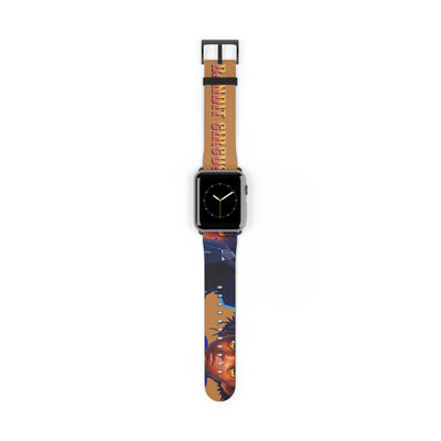 Bandit Circus | Caramel Faux Leather Apple Watch Band — Gamer Fresh™