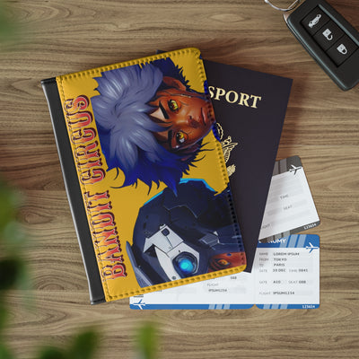 Gamer Fresh™ Travel Ops | Yellow Personalized Passport Cover (RFID Blocking) — PU Faux Leather