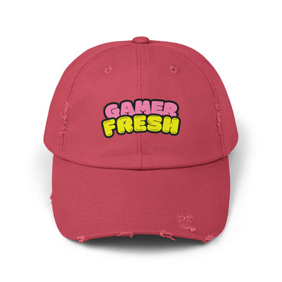 Gamer Fresh Distressed Cap for Unisex - Perfect Gift for Gamers